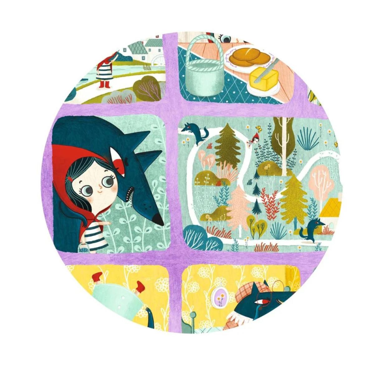 Puzzle za decu 35 - CRVENKAPA 