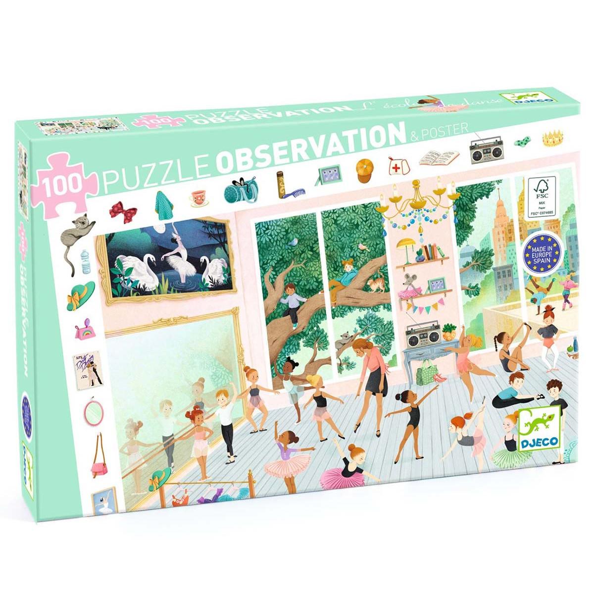 Puzzle za decu 100 - ŠKOLA PLESA 