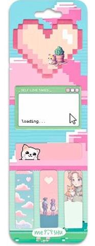 Set samolepljivih papirića PIXEL LOVE 