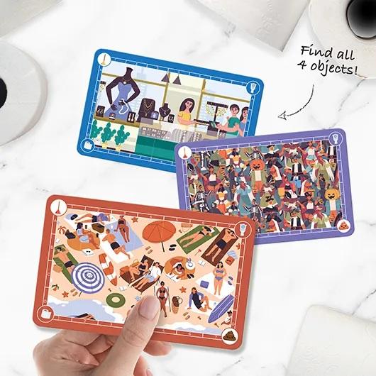 100 zabavnih kartica FIND THE POO ON THE LOO 