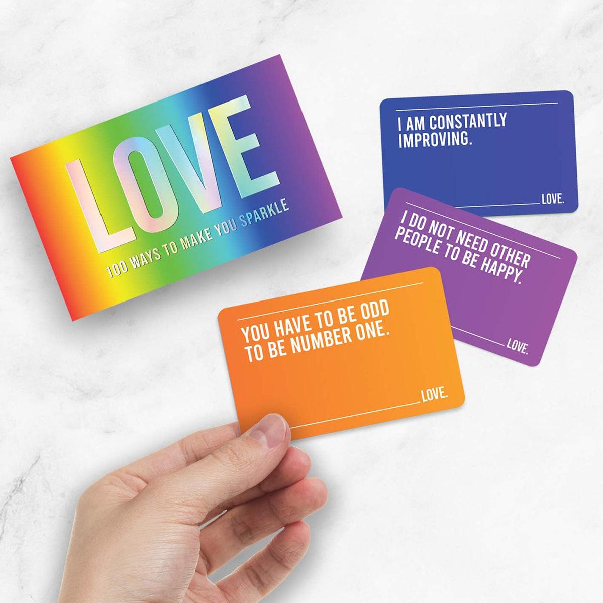 100 kartica sa afirmacijama za unutrašnji sjaj LJUBAV 