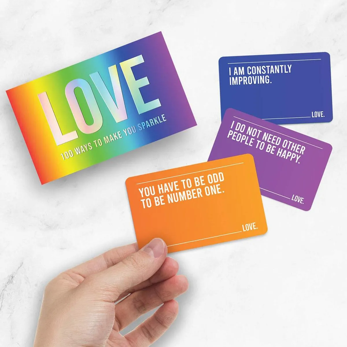 100 kartica sa afirmacijama za unutrašnji sjaj LJUBAV 