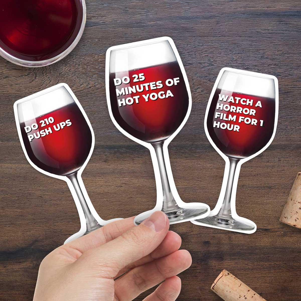 Kartice WINE GLASS WORKOUTS 