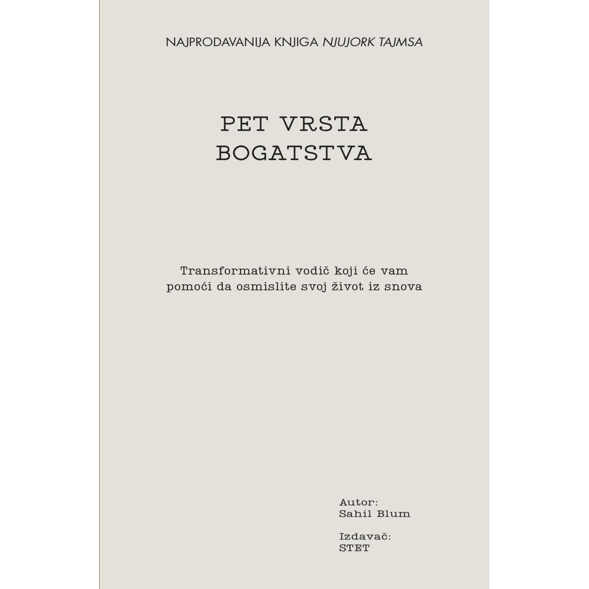 PET VRSTA BOGATSTVA 