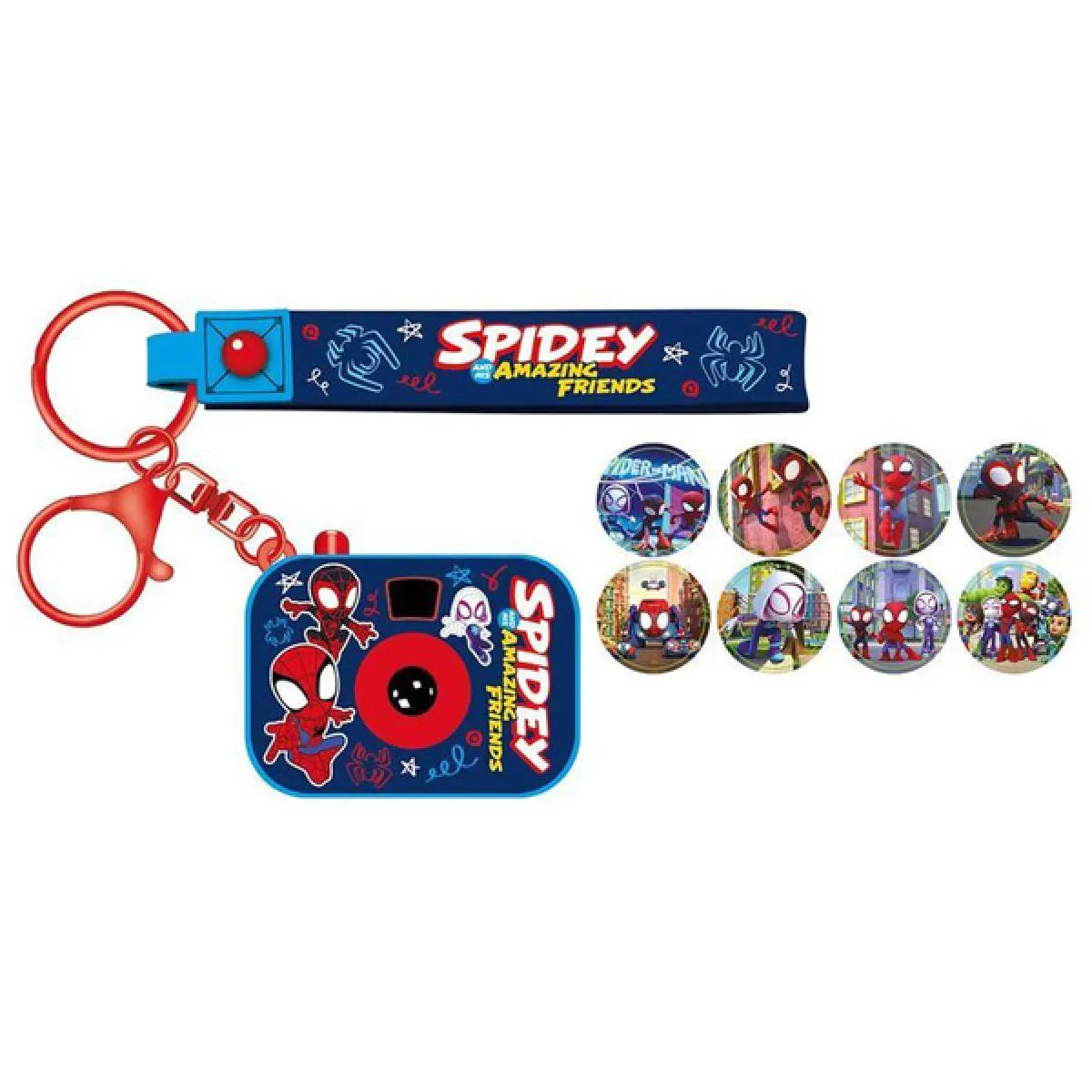 Privezak za ključeve - projektor SPIDEY & FRIENDS 