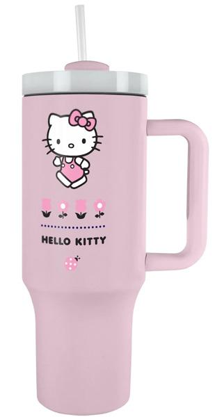 HELLO KITTY putna šolja PINK 1200ml 
