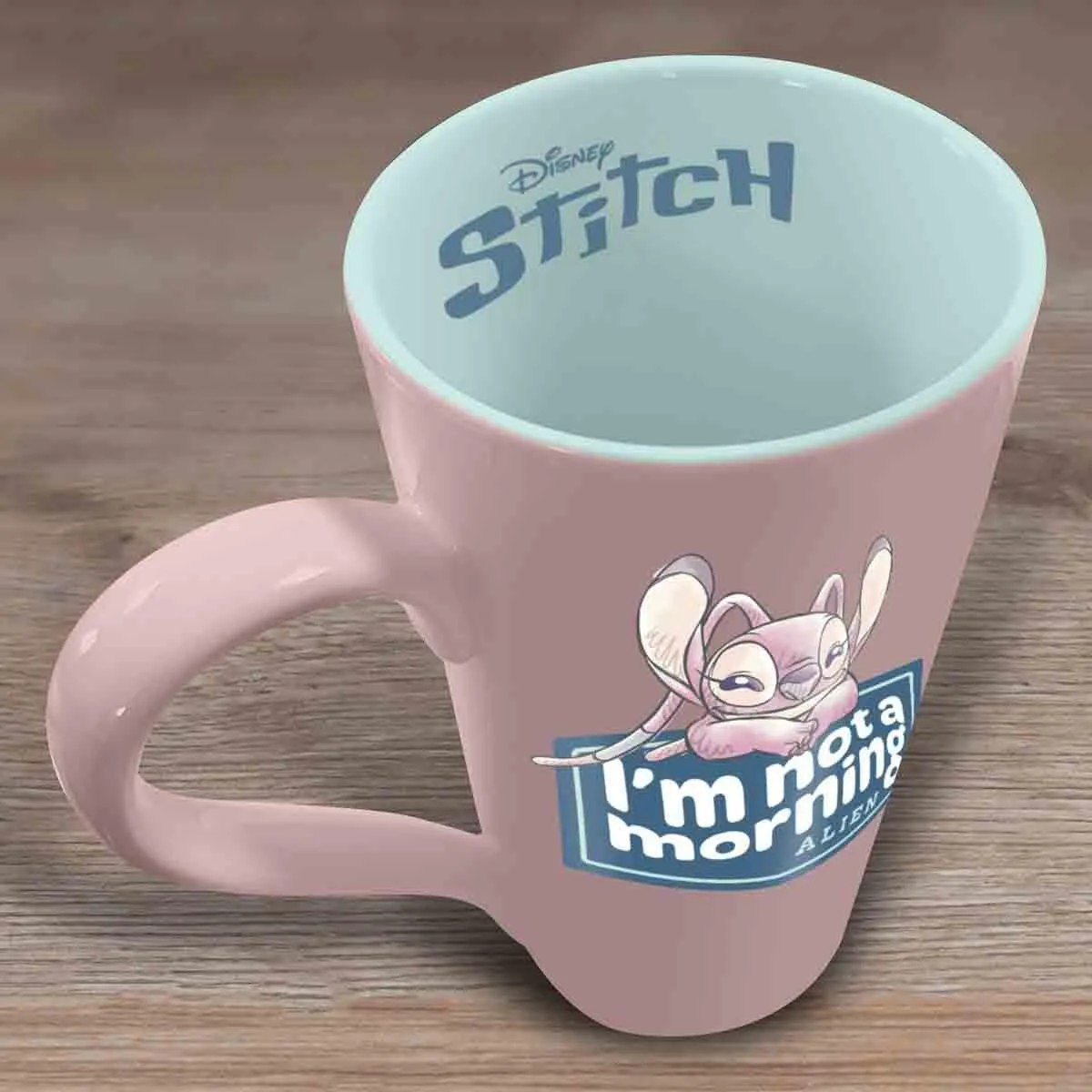 Šolja 480ml LILO & STITCH I'm not a Morning Alien 