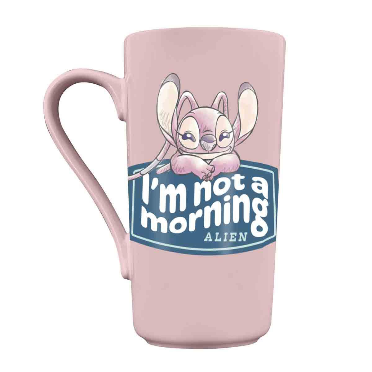 Šolja 480ml LILO & STITCH I'm not a Morning Alien 