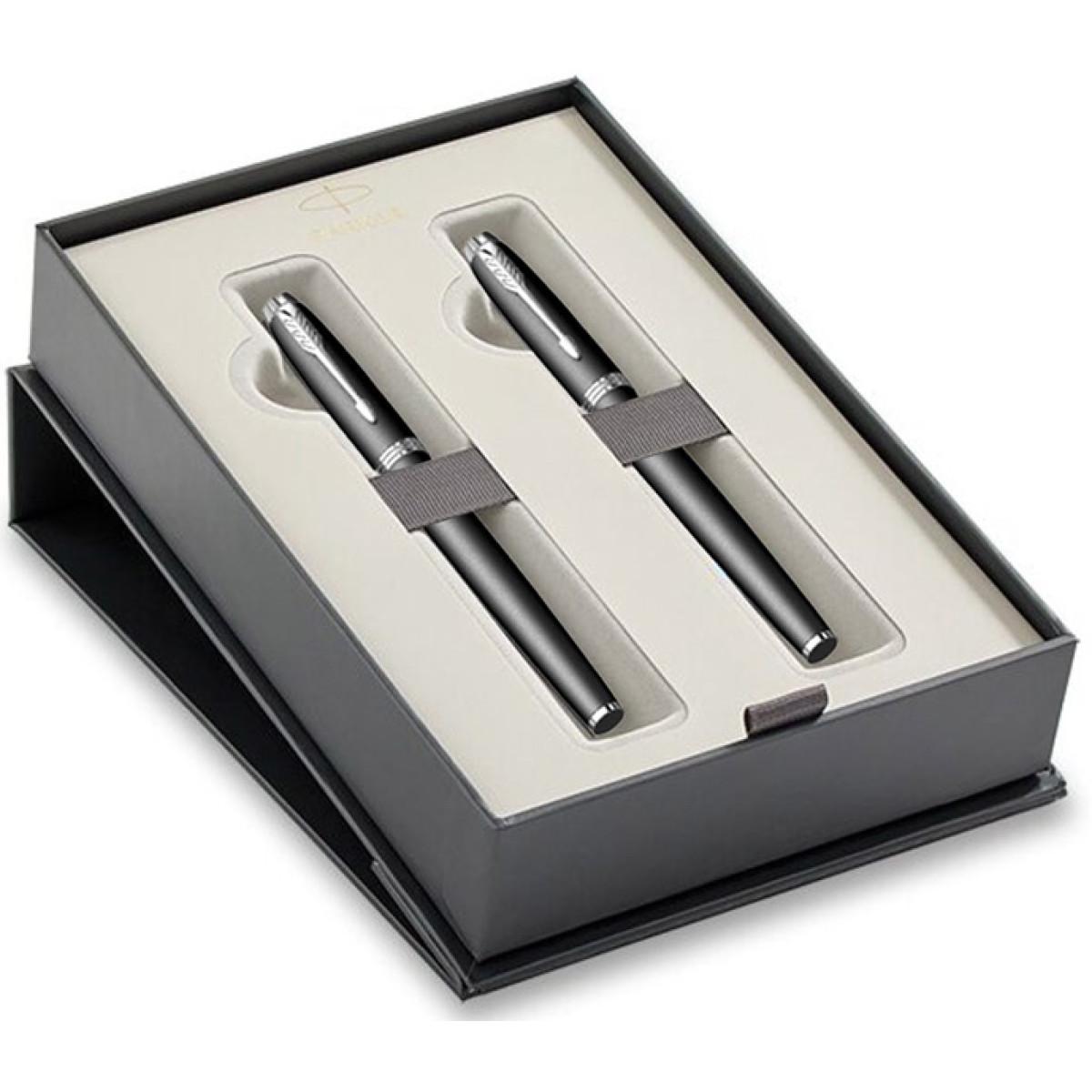 PARKER poklon set Royal IM Black CT Nalivpero + Roler 