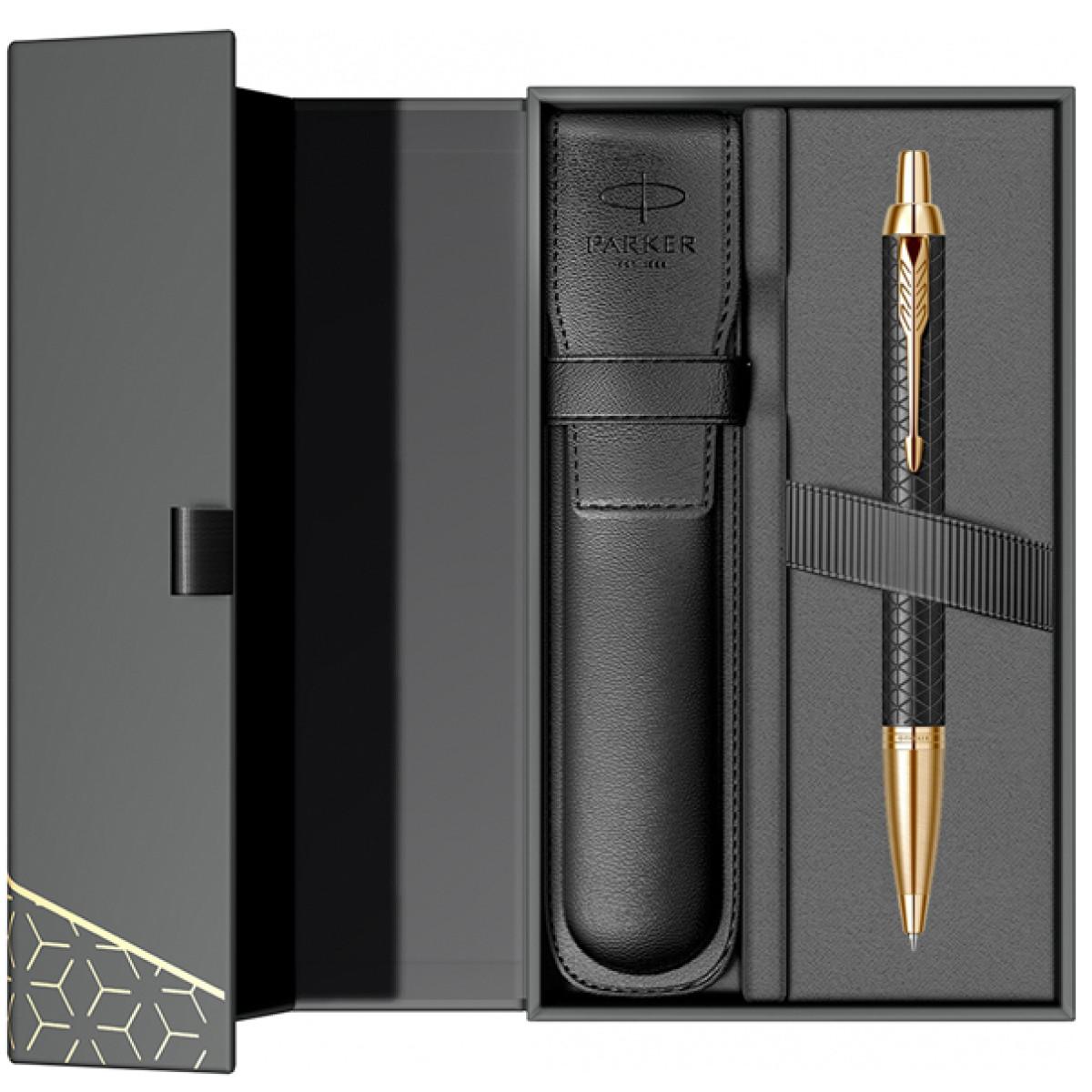 PARKER poklon set Royal IM Premium Black GT  Hemijska+Futrola 