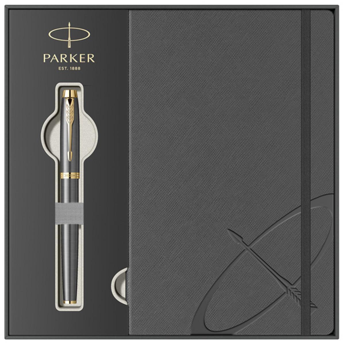 PARKET poklon set Royal Im Grey GT Roler + Notes 