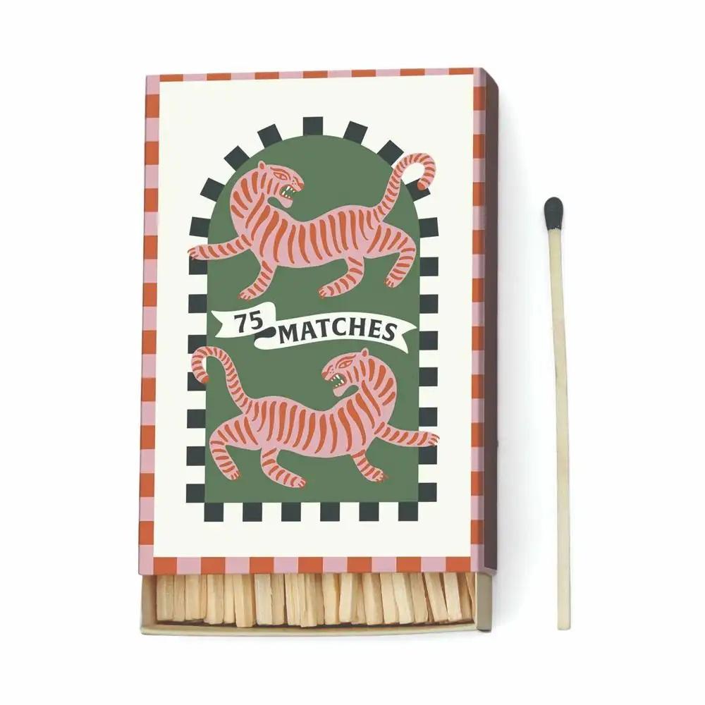 Kutija sa šibicama crnog vrha TIGER 9,5cm 