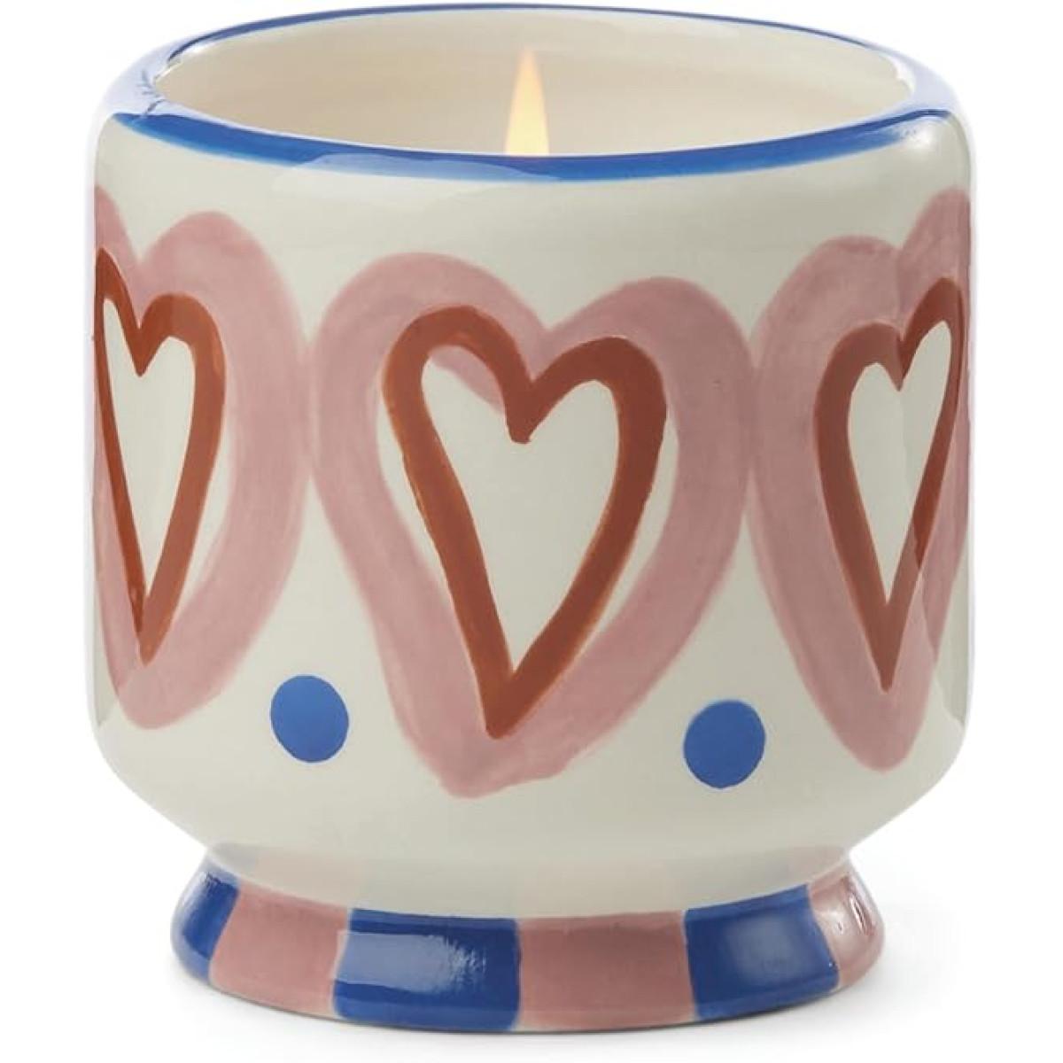 Keramička sveća HEARTS 