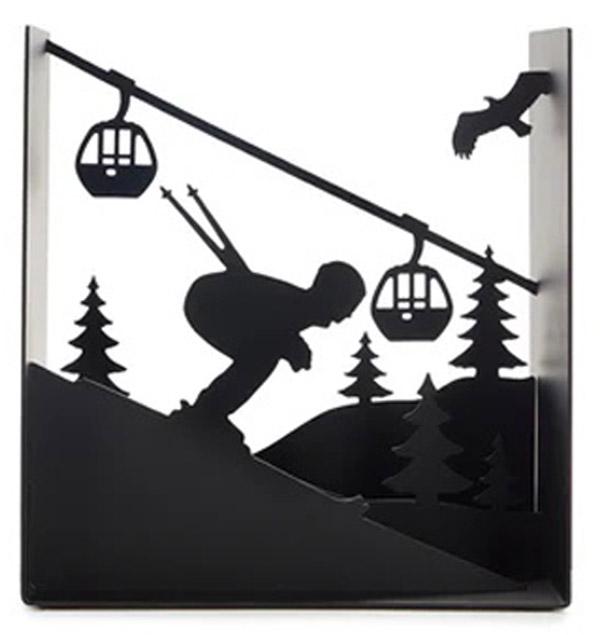 Držač za knjige SKI RUN crni 