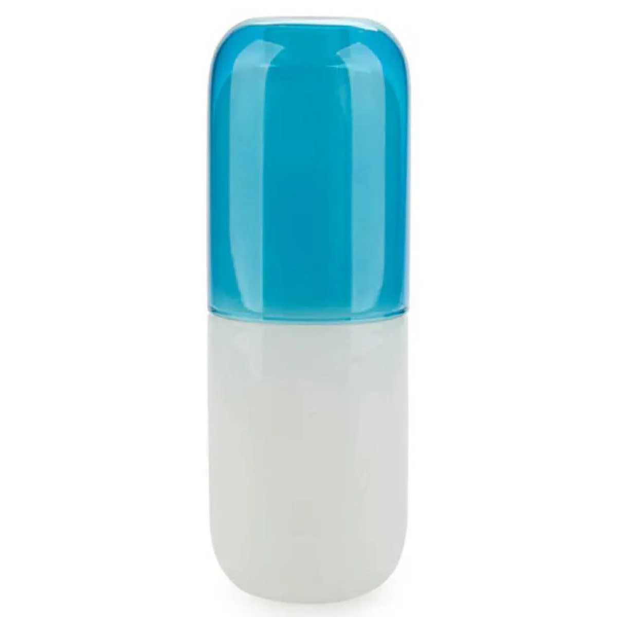 Flaša i čaša PILULA  plavo-bela 550ml 