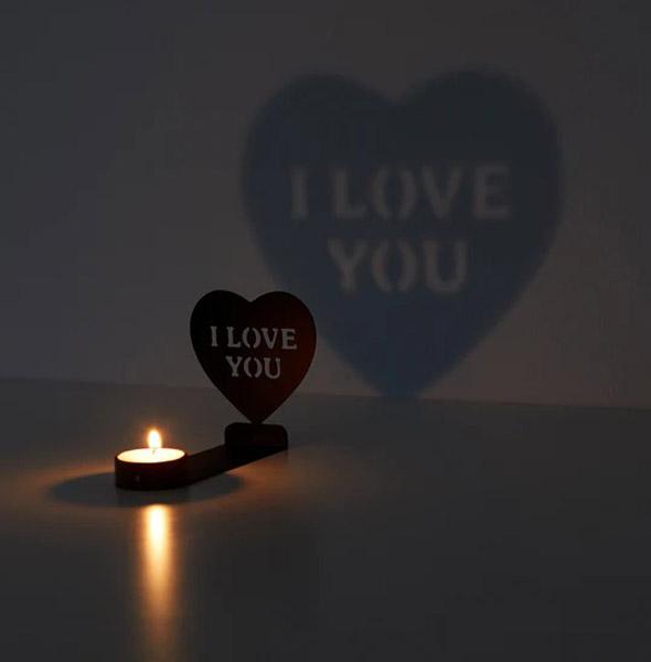 Svećnjak MOODS - crni 