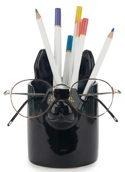 Držač za olovke i naočare NOSY BUDDY DOG - CRNI 