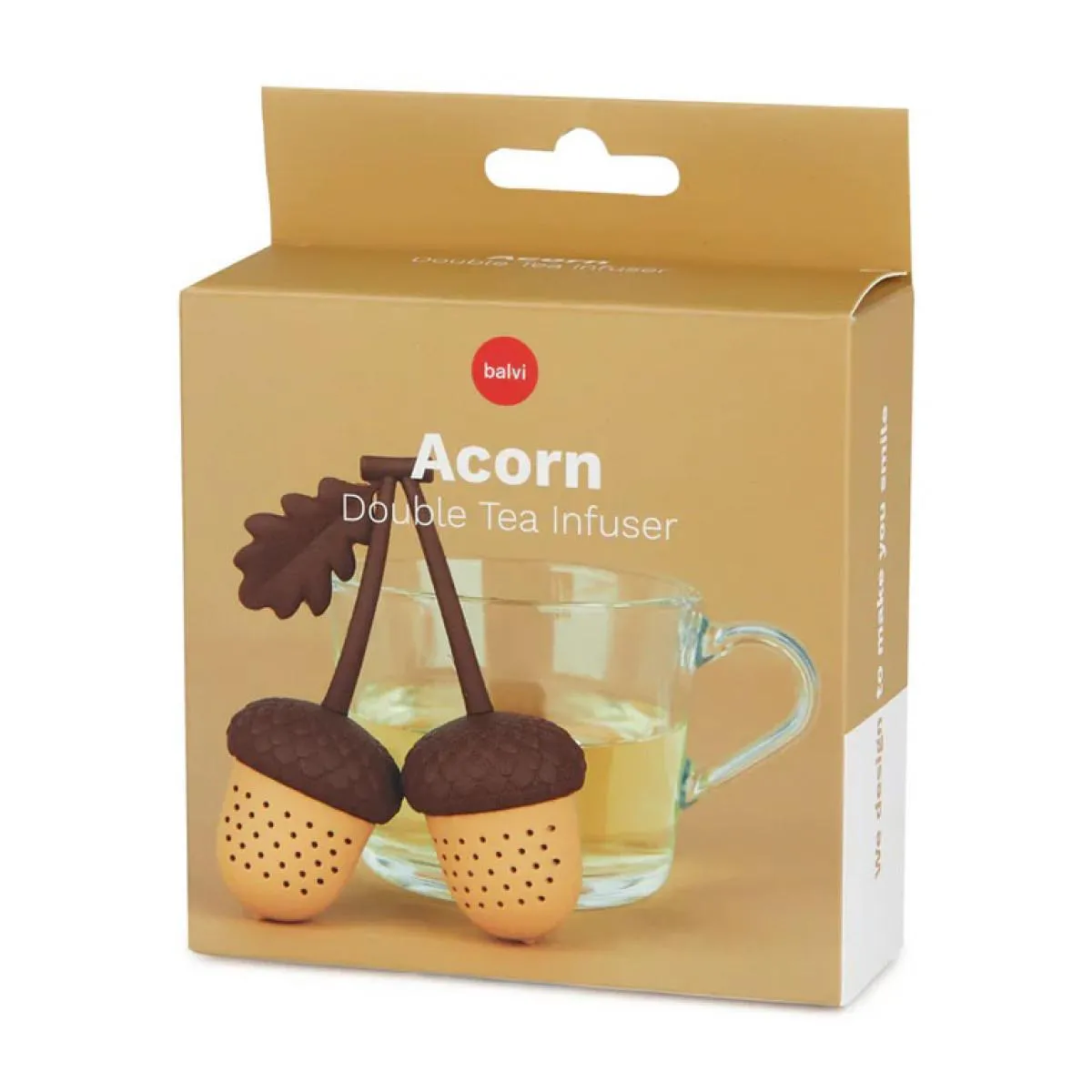 Dupli silikonski infuzer za čaj ŽIR 