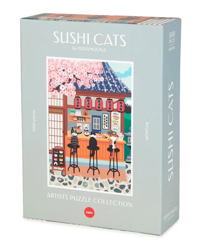 Puzzle 1000 SUSHI CATS 