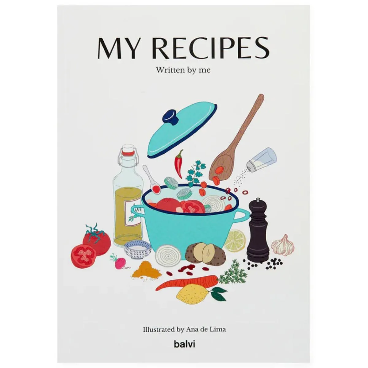 Notes A5 MY RECIPES, 192 stranica na linije 