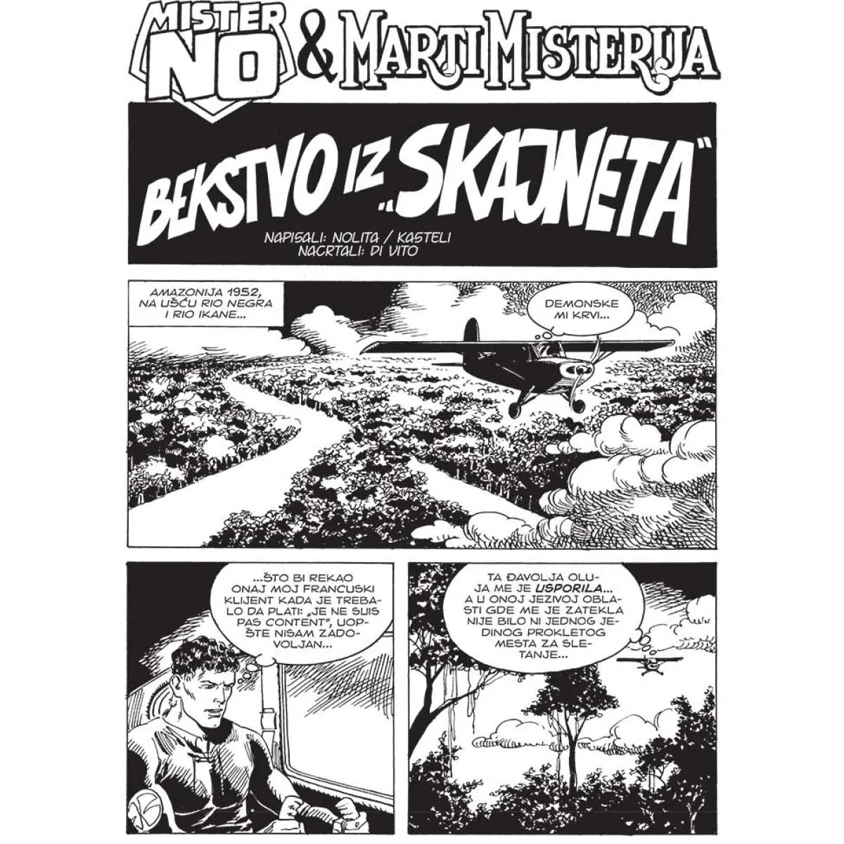 ZLATNA SERIJA 61 (KOR B) Mister No i Marti Misterija Bekstvo iz „Skajneta” 