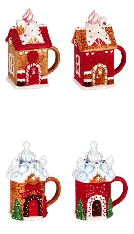 Keramička šolja sa poklopcem 400 ml 