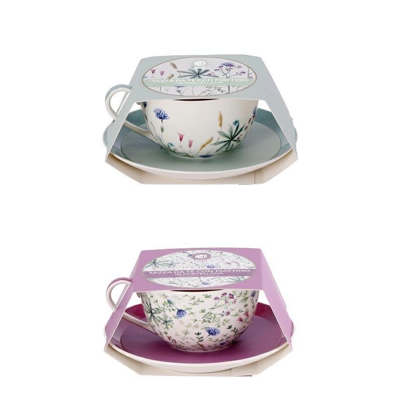 Šolja sa tanjirićem FIORI (više vrsta) 