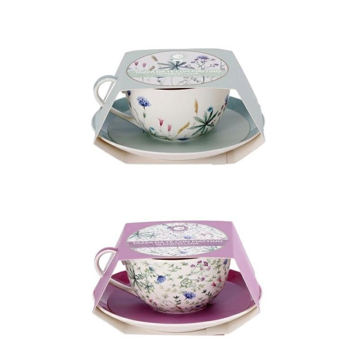 Šolja sa tanjirićem FIORI (više vrsta) 