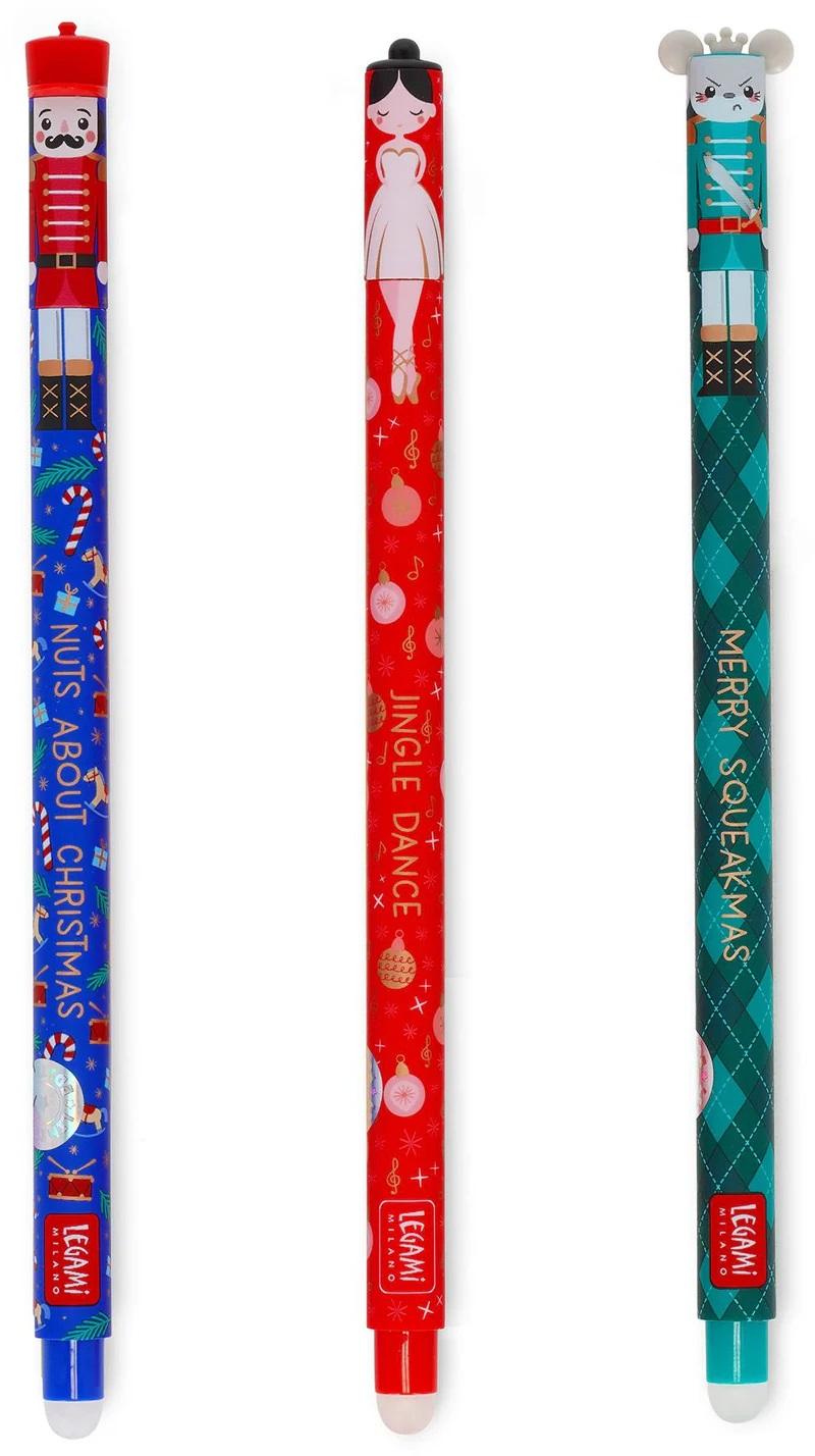 Set tri piši-briši hemijske olovke TRI VRSTE 