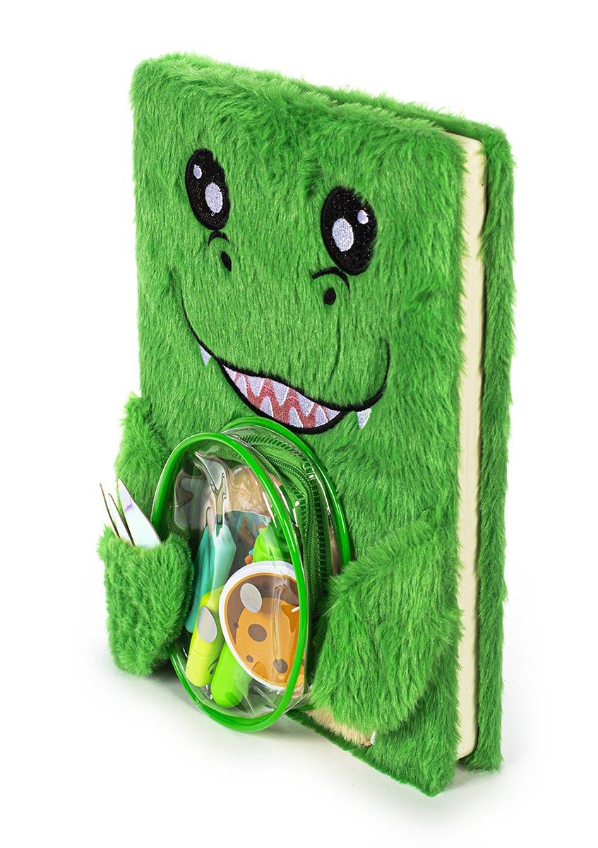 Plišani notes sa priborom DREAMPOP Dinosaurus 