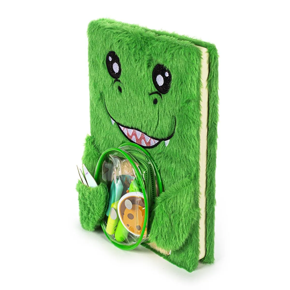 Plišani notes sa priborom DREAMPOP Dinosaurus 