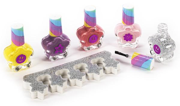 Set pet lakova za nokte sa separatorom DREAMPOP KIDS 