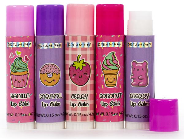 Set pet balzama za usne DREAMPOP KIDS 