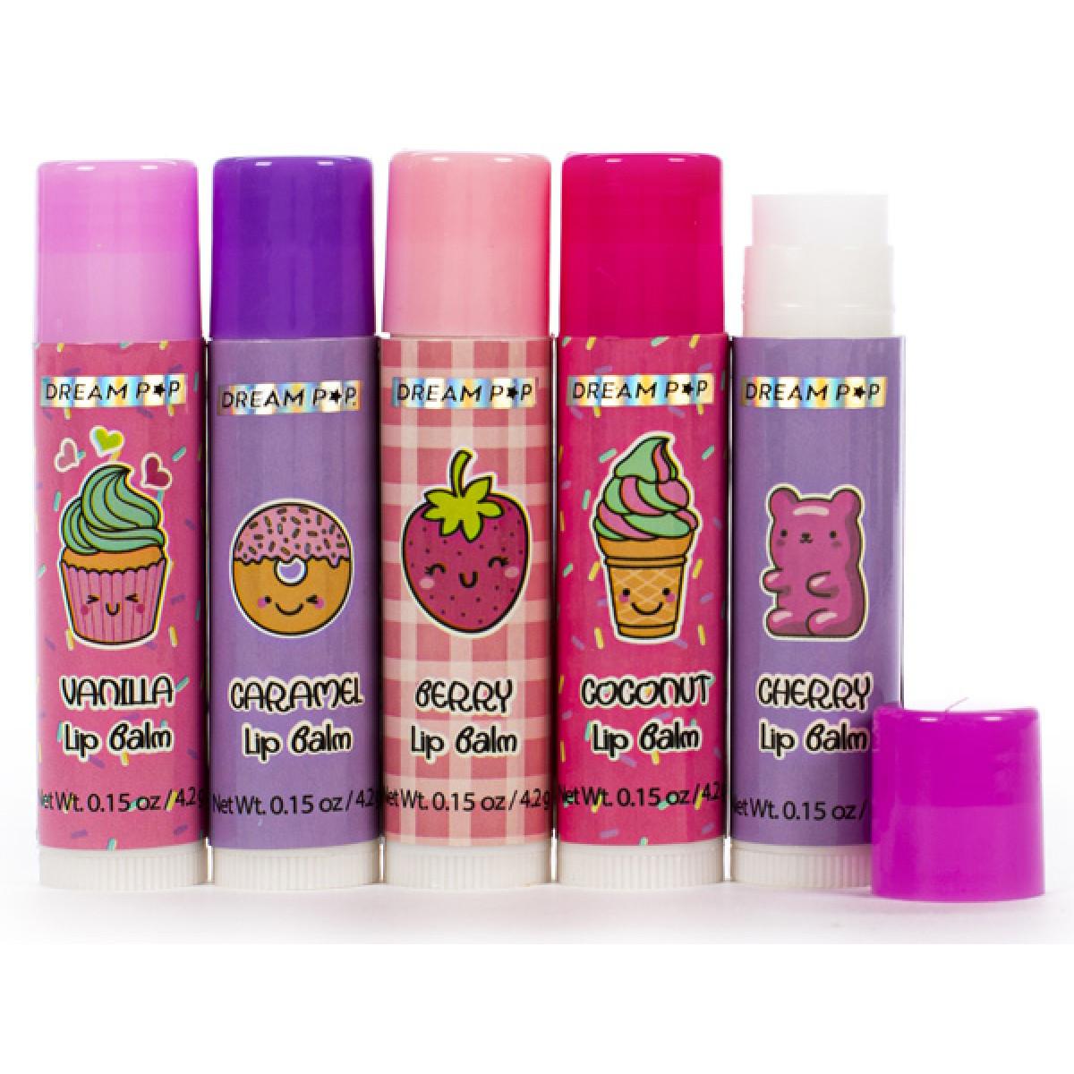 Set pet balzama za usne DREAMPOP KIDS 