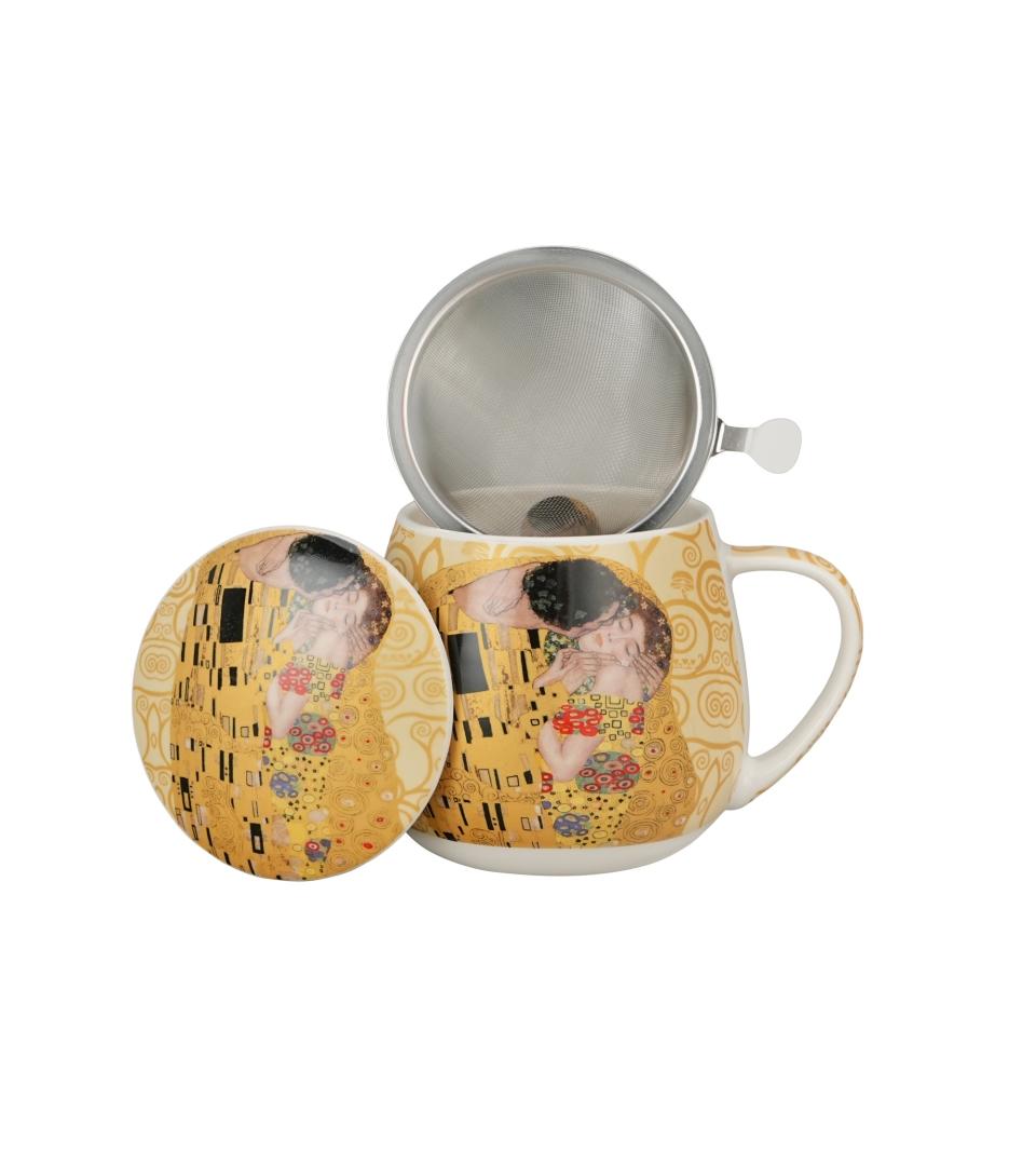 Šolja sa infuzerom KLIMT - THE KISS 430 ml 