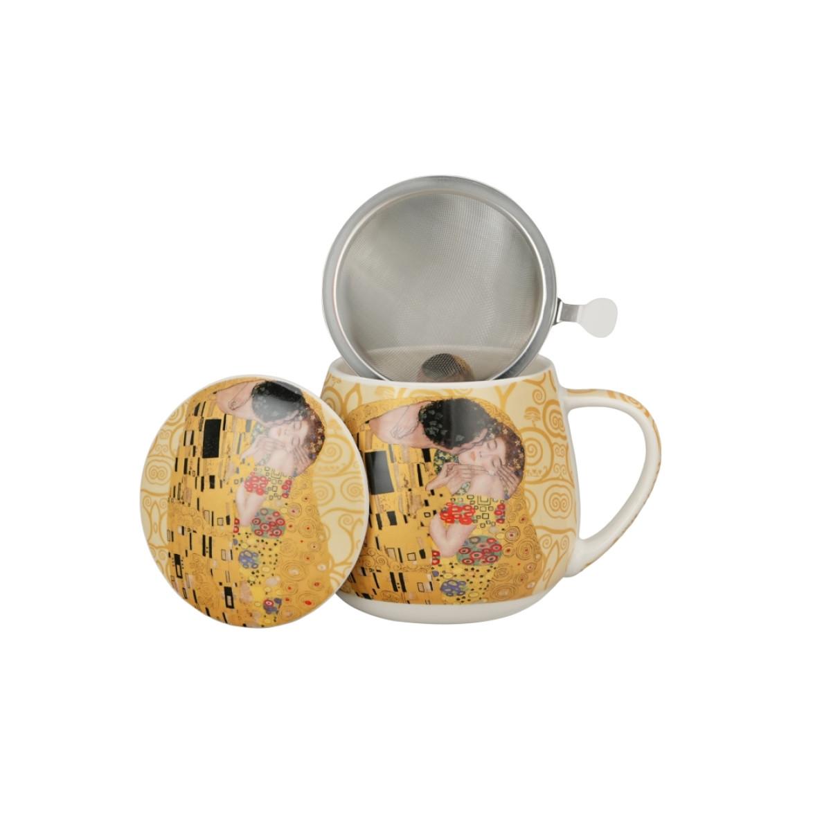 Šolja sa infuzerom KLIMT - THE KISS 430 ml 