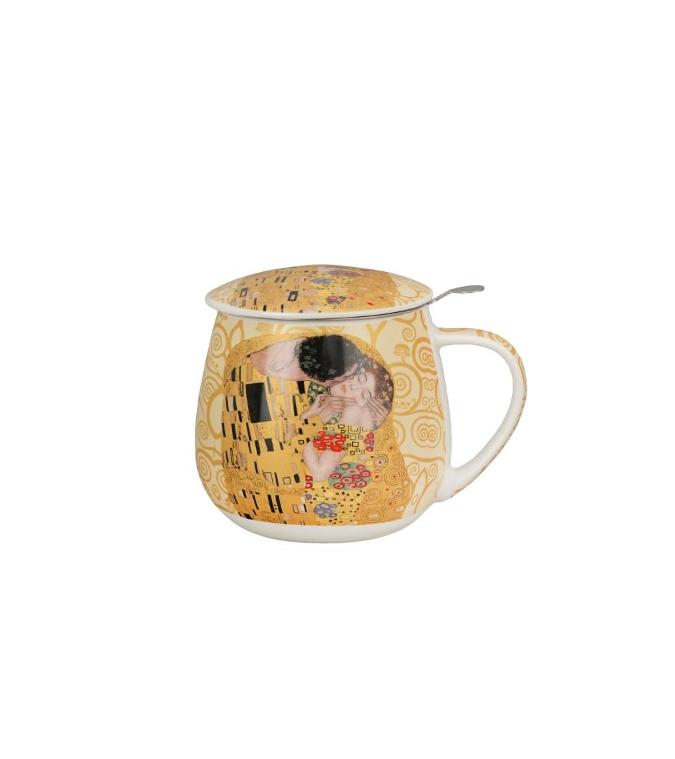 Šolja sa infuzerom KLIMT - THE KISS 430 ml 