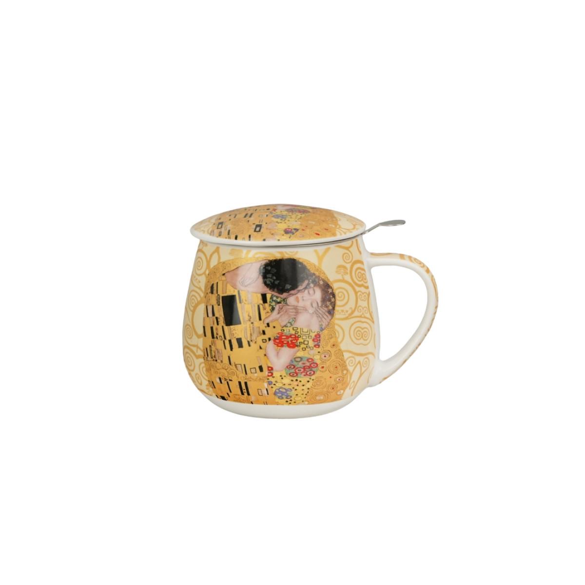 Šolja sa infuzerom KLIMT - THE KISS 430 ml 