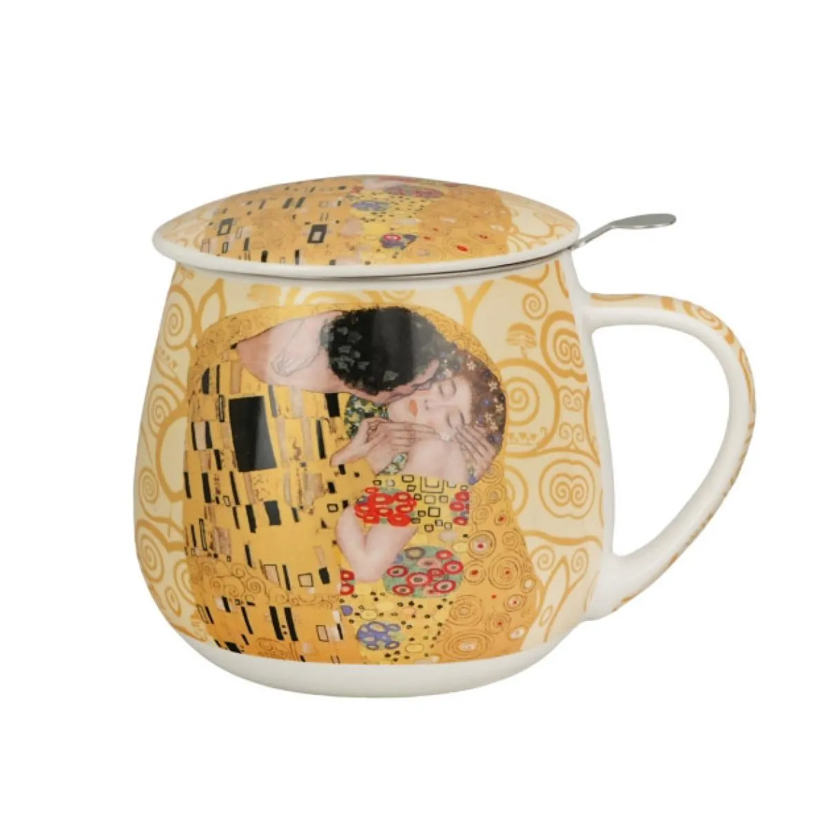 Šolja sa infuzerom KLIMT - THE KISS 430 ml 
