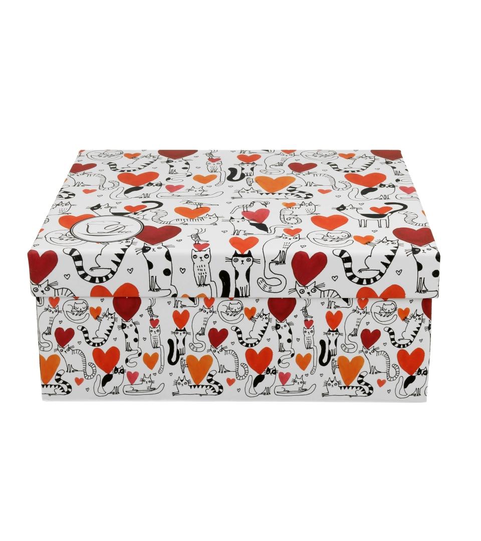 Dve šoljice sa tanjirićima CAT’S WORLD - HEARTS 230 ml 