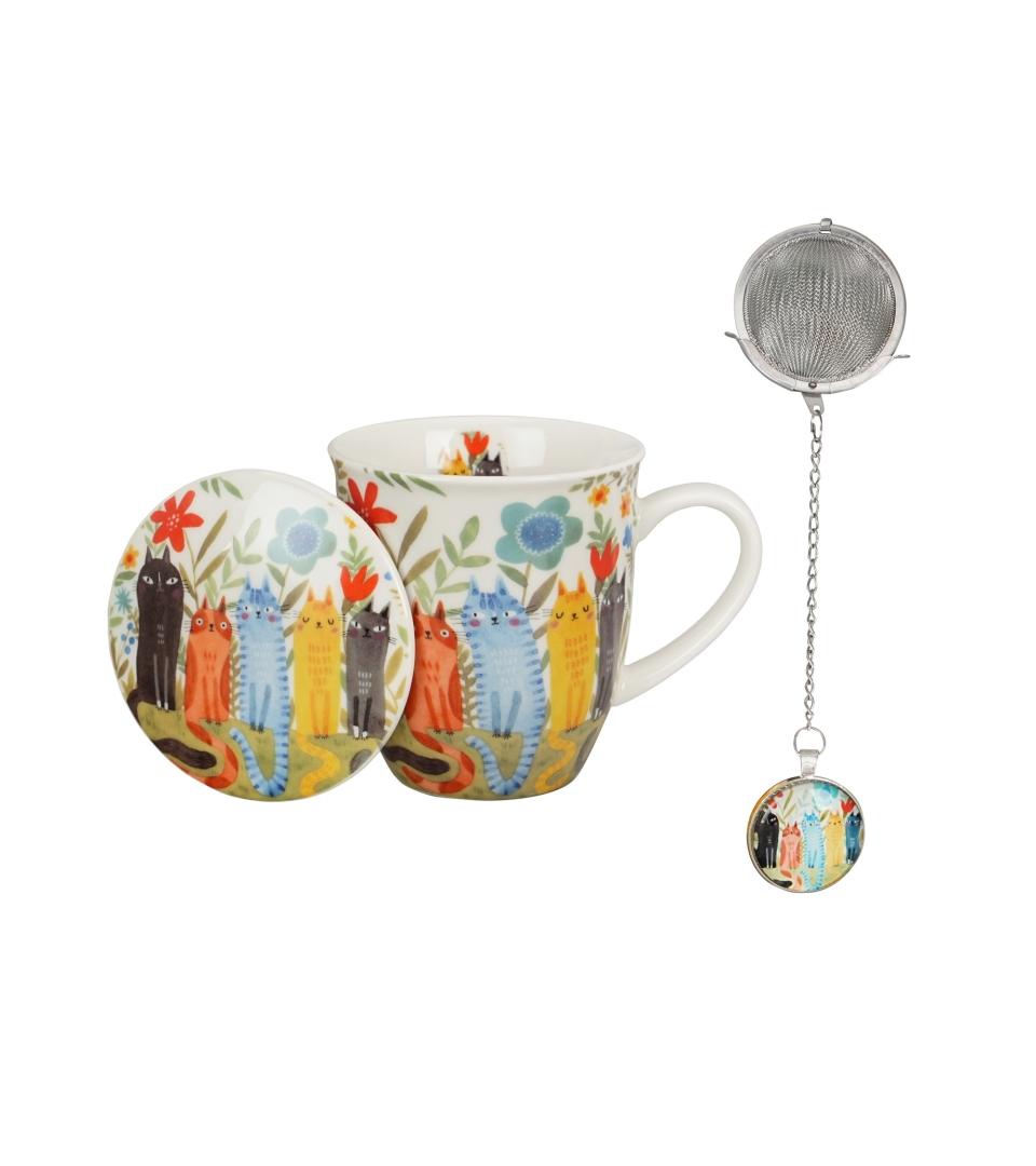 Šolja sa infuzerom CAT'S WORLD - GARDEN 