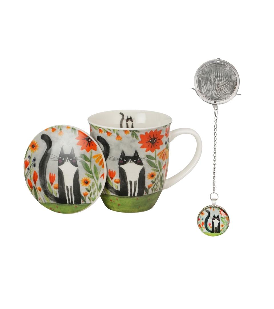 Šolja sa infuzerom CAT'S WORLD - MEADOW 
