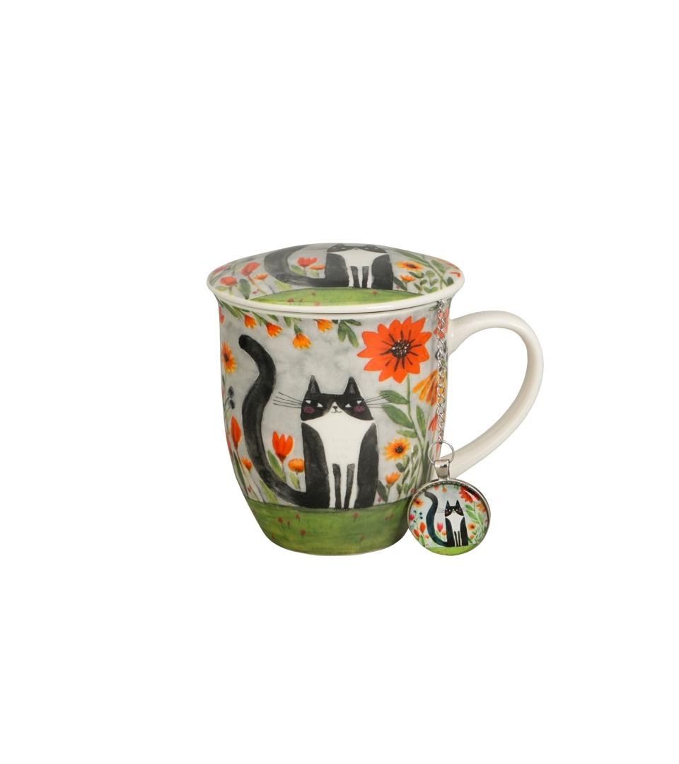 Šolja sa infuzerom CAT'S WORLD - MEADOW 