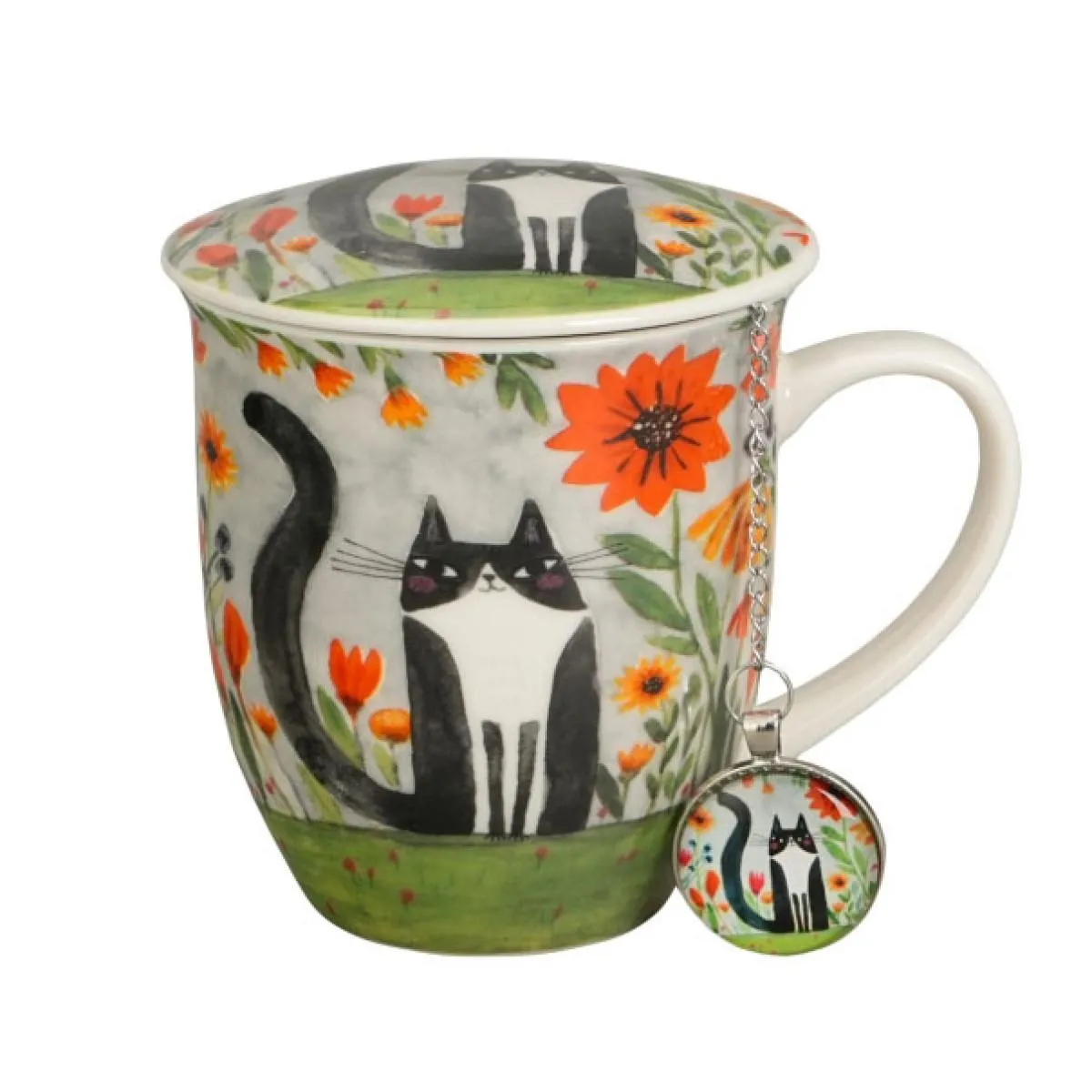 Šolja sa infuzerom CAT'S WORLD - MEADOW 
