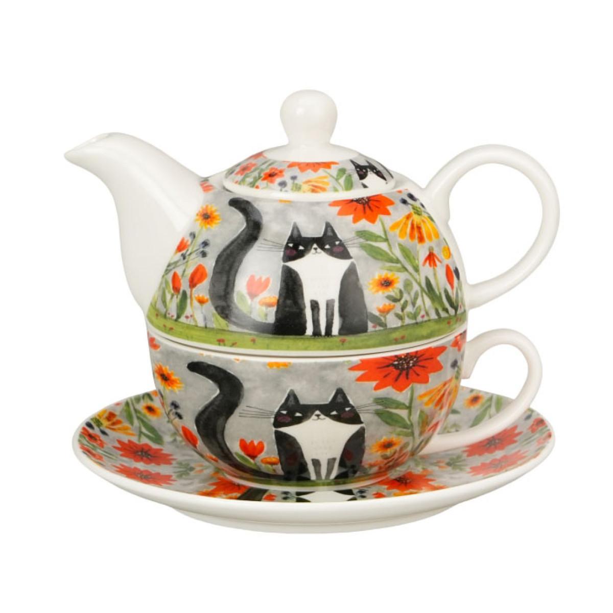 Čajnik sa infuzerom CAT'S WORLD - MEADOW 300ml 