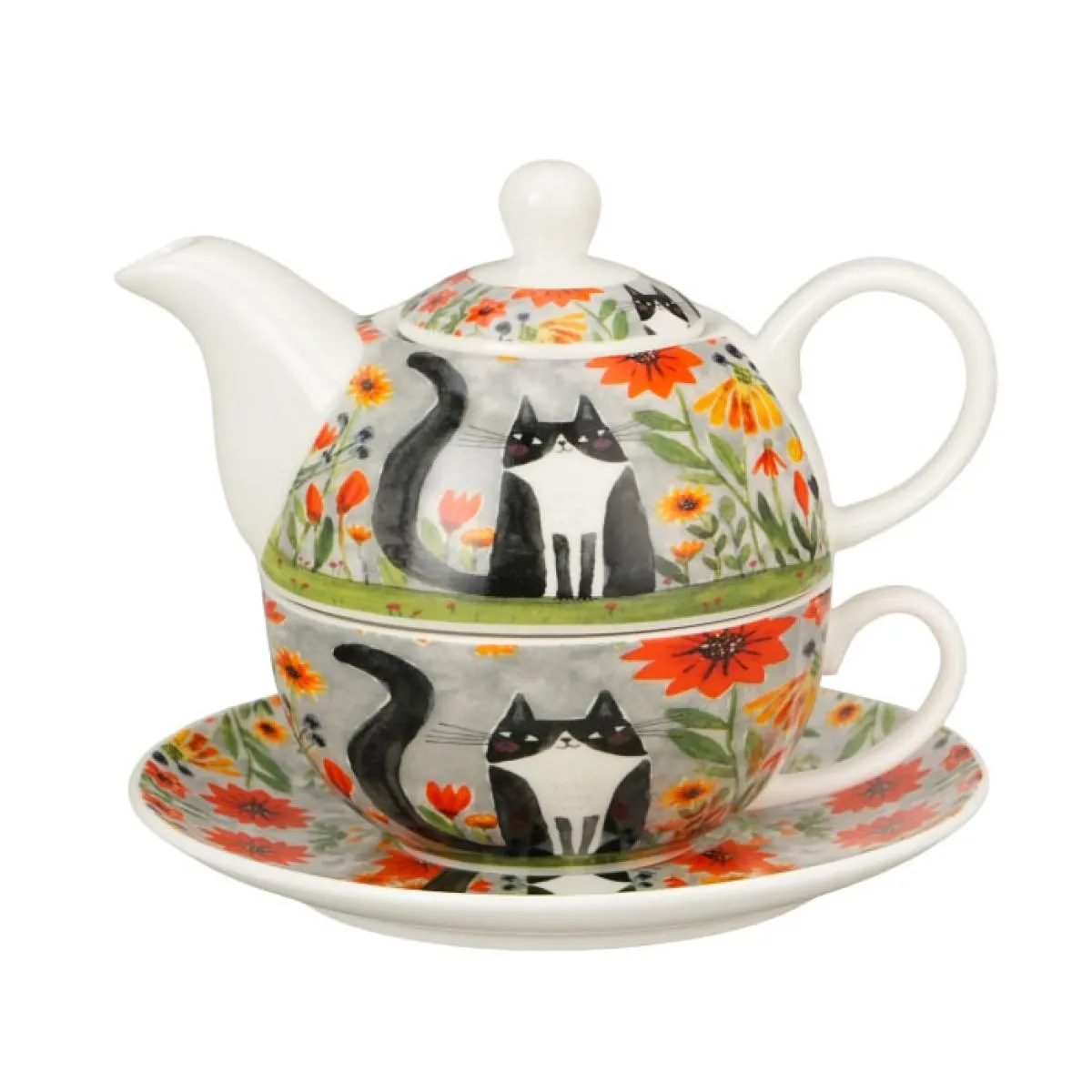 Čajnik sa infuzerom CAT'S WORLD - MEADOW 300ml 