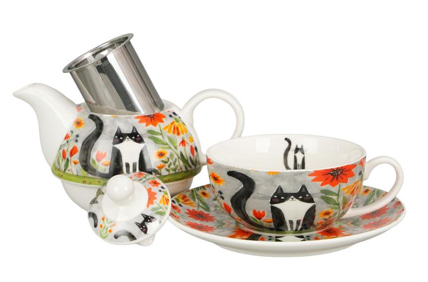 Čajnik sa infuzerom CAT'S WORLD - MEADOW 300ml 