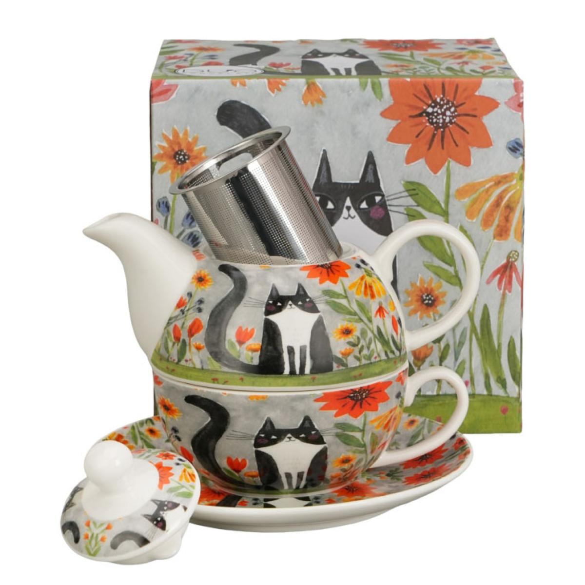 Čajnik sa infuzerom CAT'S WORLD - MEADOW 300ml 