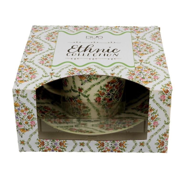 Šolja sa tanjirićem FIORI 240 ml 