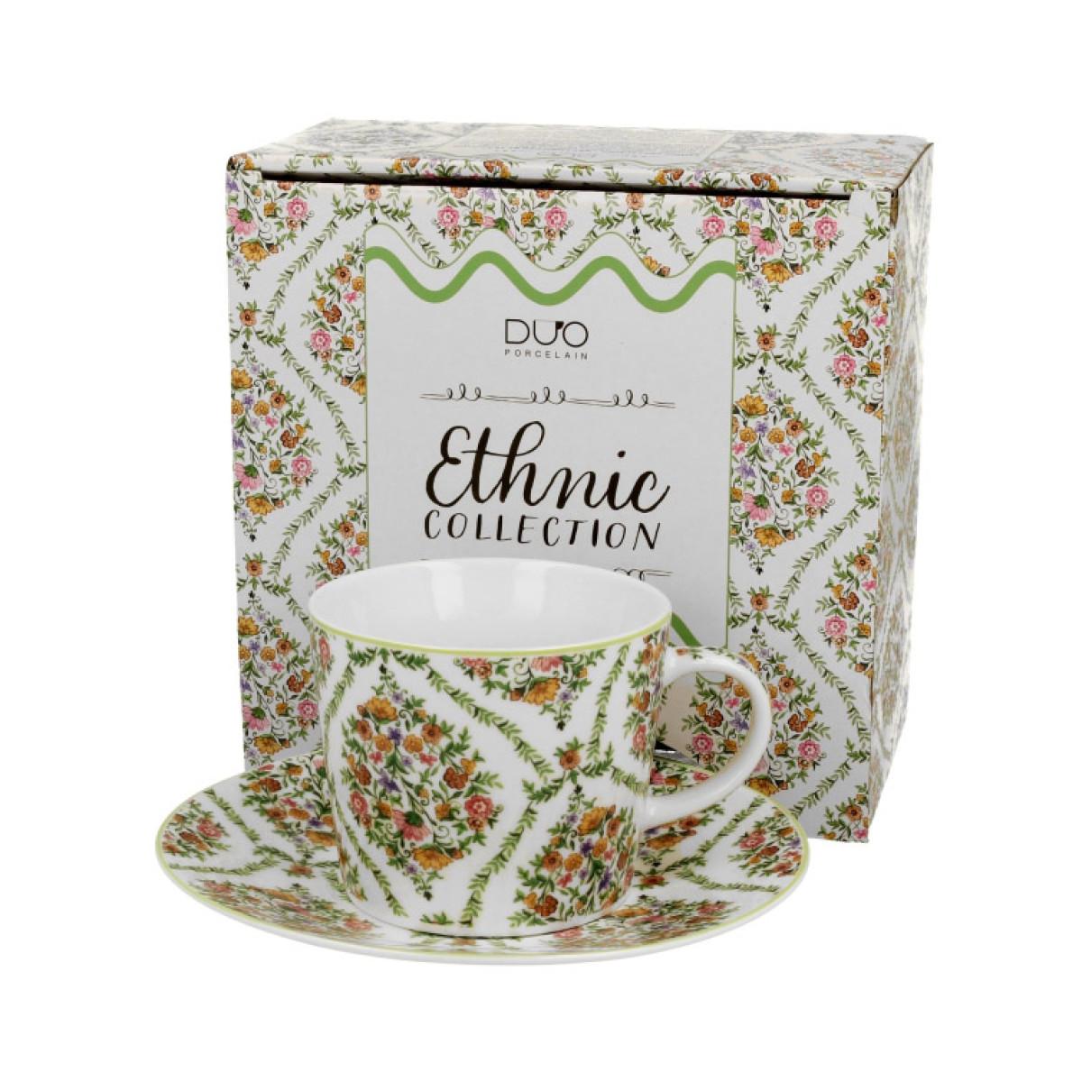 Šolja sa tanjirićem FIORI 240 ml 